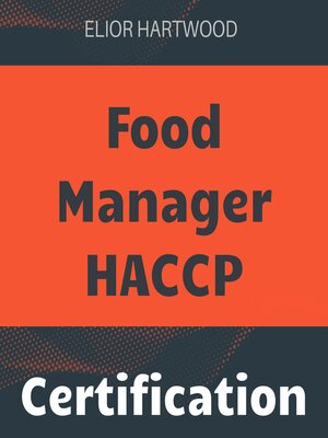 cover image of Food Manager--HACCP Certification